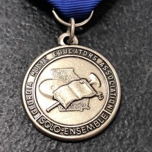🎀 3 for 10.00 Georgia Music Educators Association Solo-Ensemble Medal Ribbon